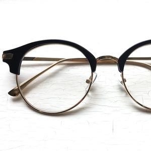 Gigantic Reading glasses Round Browline Metal +2.00 +3.00 Big Head Wide Fit